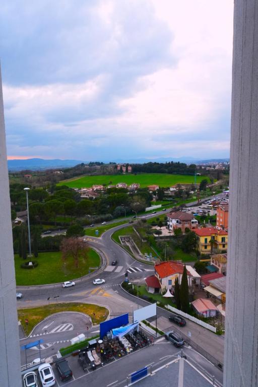 Veduta del quartiere e delle colline di Terni